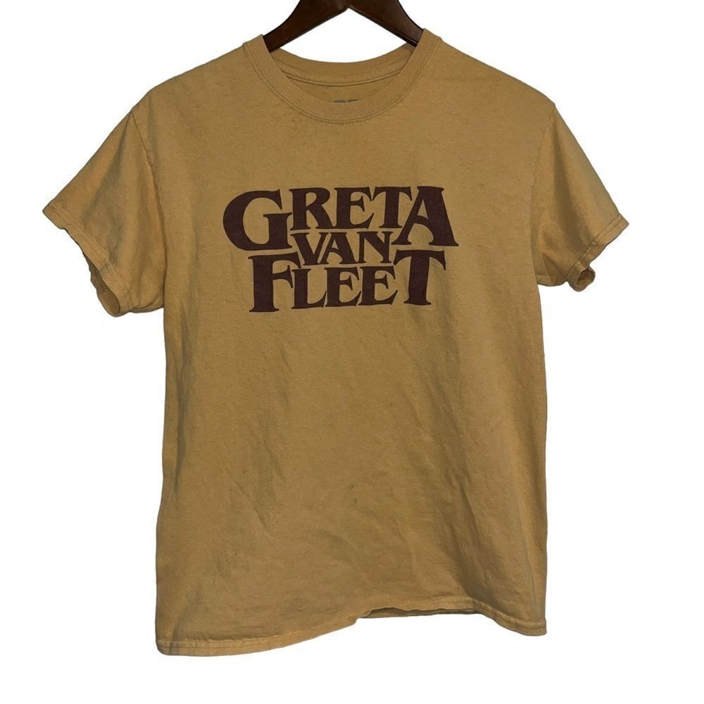 Greta Van Fleet Mustard Yellow Band T-Shirt